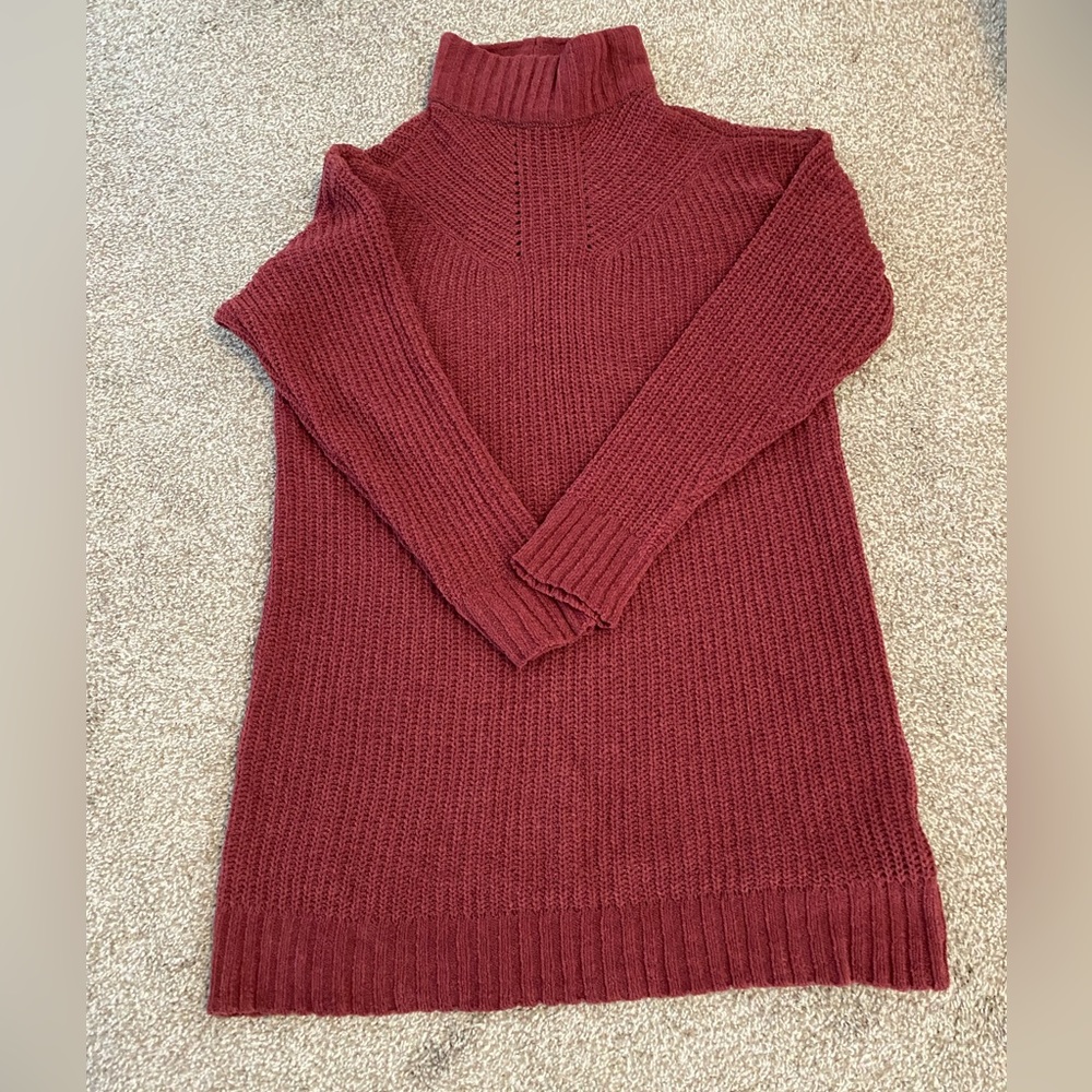 American Eagle Maroon Sweater Dress